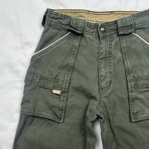 Vintage Bugle Boy Cropped Utility Pants - Picture 3 of 10